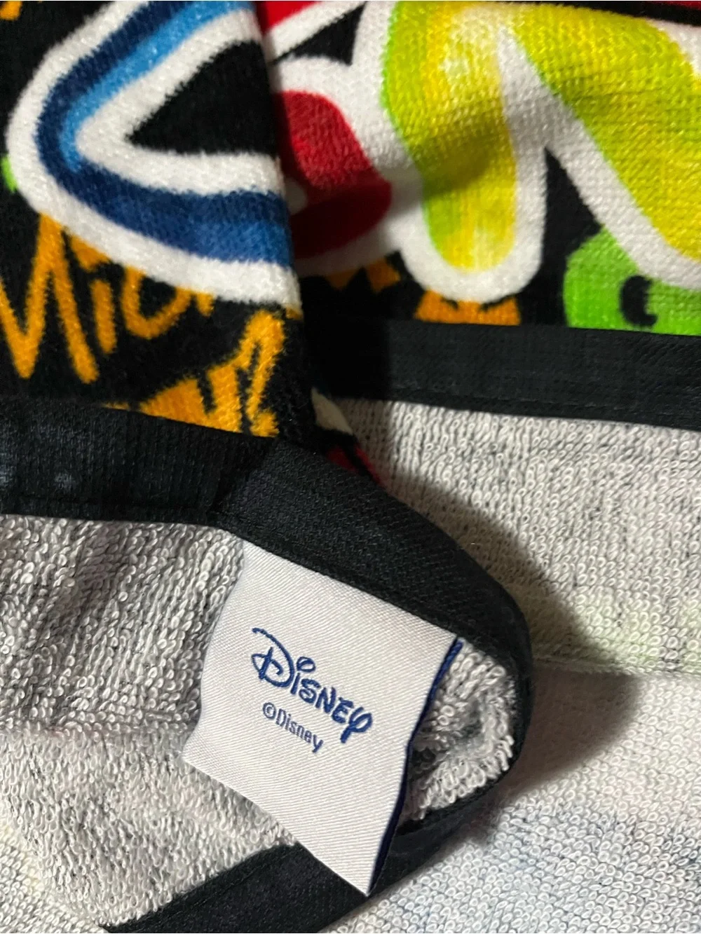 Disney Mickey Mouse Friends Beach Towel Cotton NWT Jerry Leigh